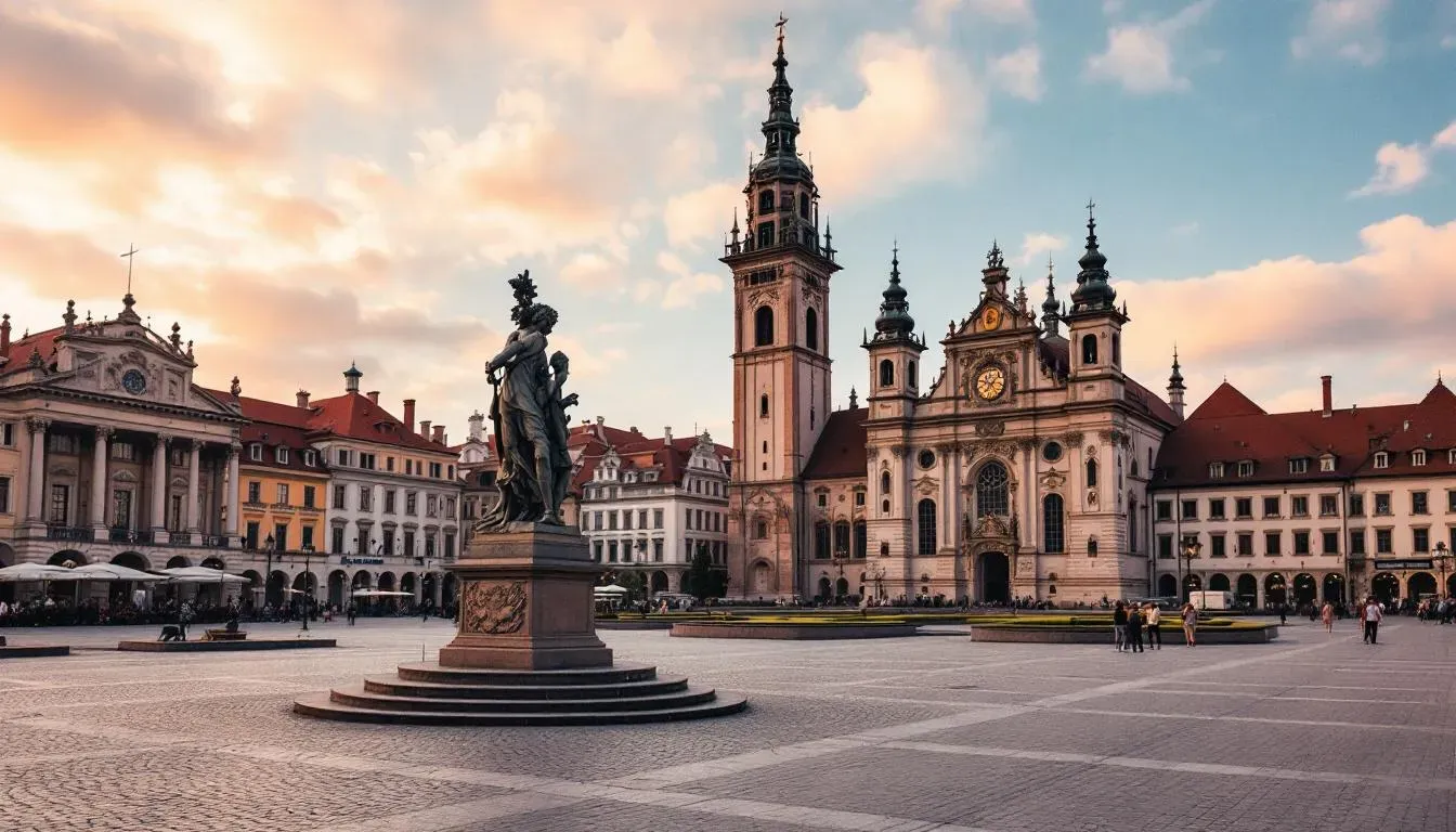 Filming in Sibiu