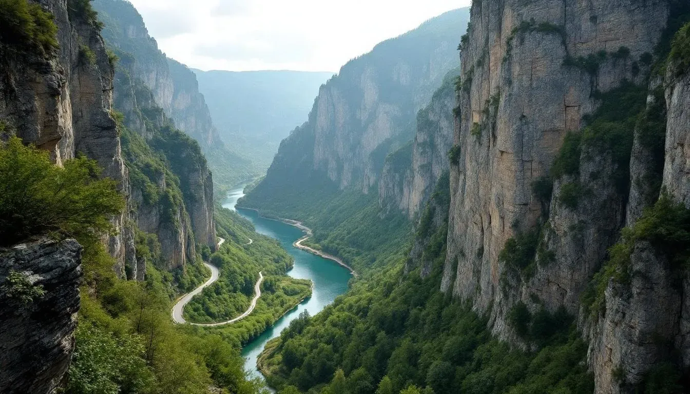 Bicaz Gorge - filming location in Romania